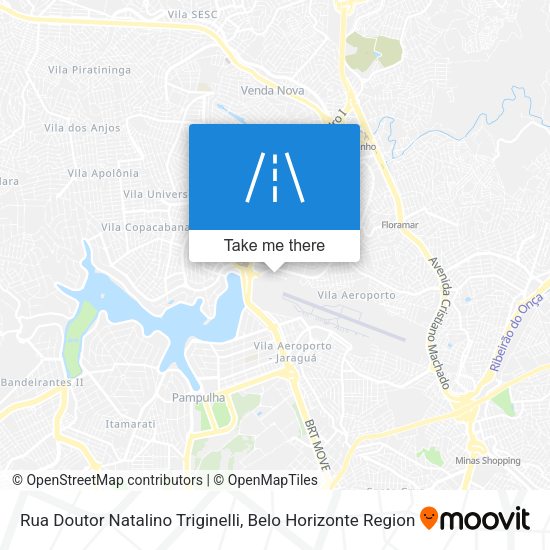 Rua Doutor Natalino Triginelli map