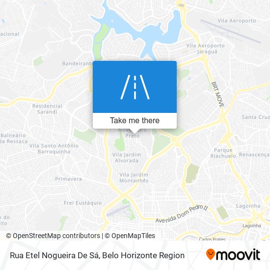 Mapa Rua Etel Nogueira De Sá