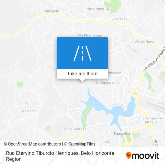 Rua Etervino Tiburcio Henriques map