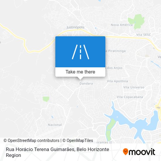 Rua Horácio Terena Guimarães map