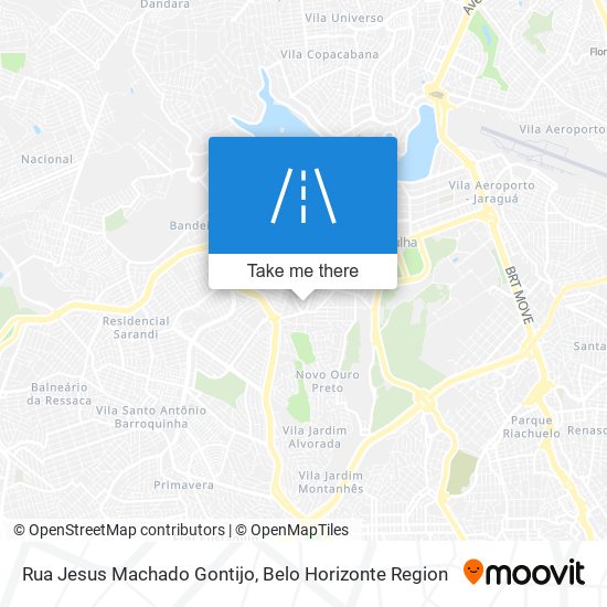 Rua Jesus Machado Gontijo map