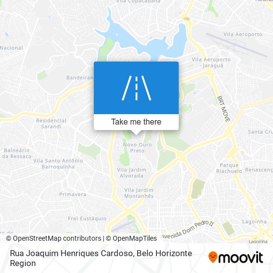 Mapa Rua Joaquim Henriques Cardoso