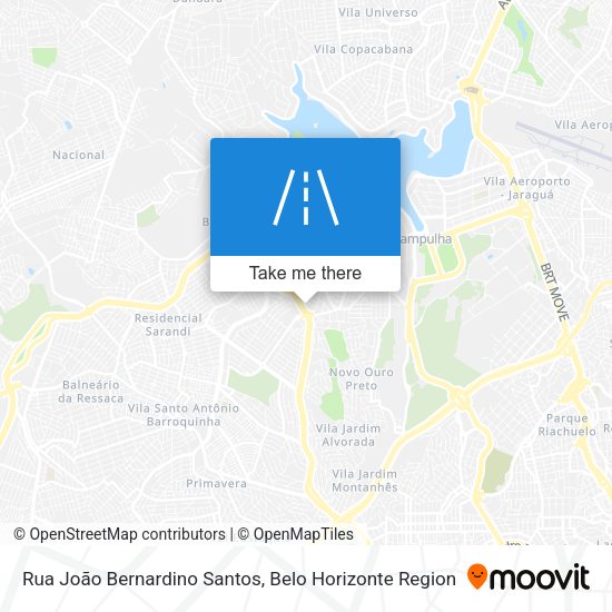 Rua João Bernardino Santos map