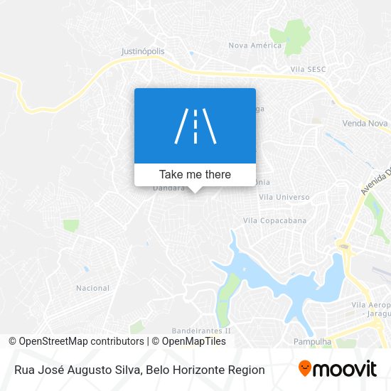 Rua José Augusto Silva map