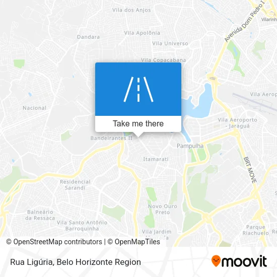 Rua Ligúria map