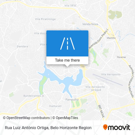 Rua Luiz Antônio Ortiga map