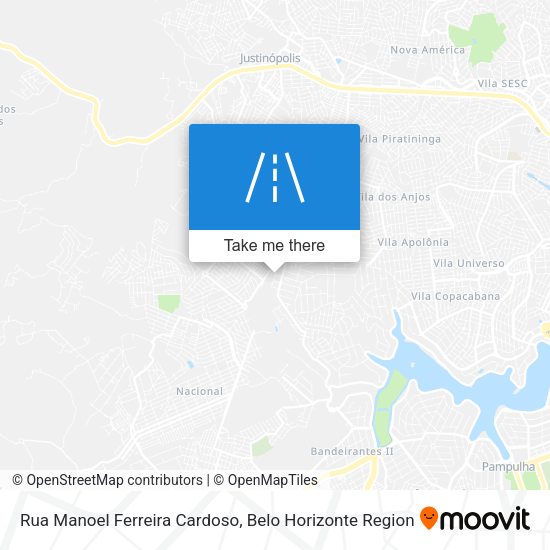 Rua Manoel Ferreira Cardoso map