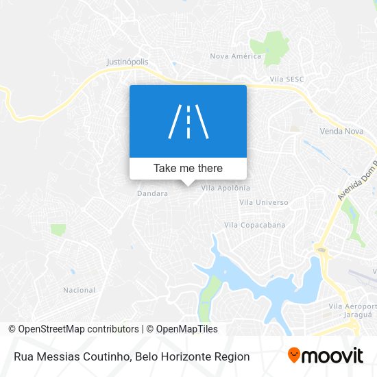 Rua Messias Coutinho map