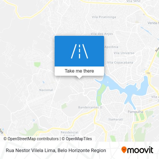 Rua Nestor Vilela Lima map