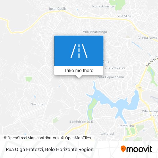 Mapa Rua Olga Fratezzi