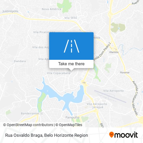 Mapa Rua Osvaldo Braga