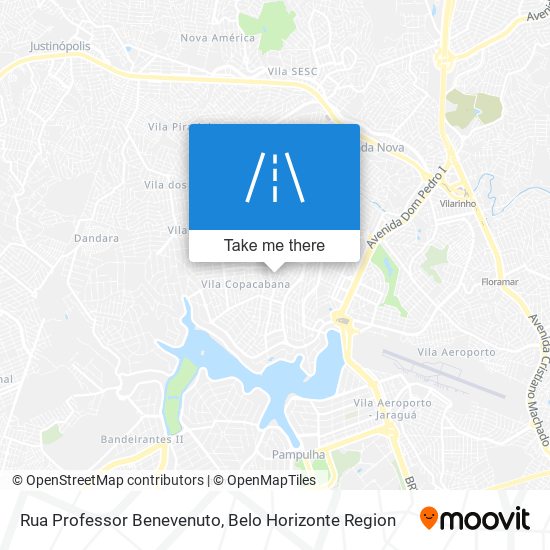 Rua Professor Benevenuto map