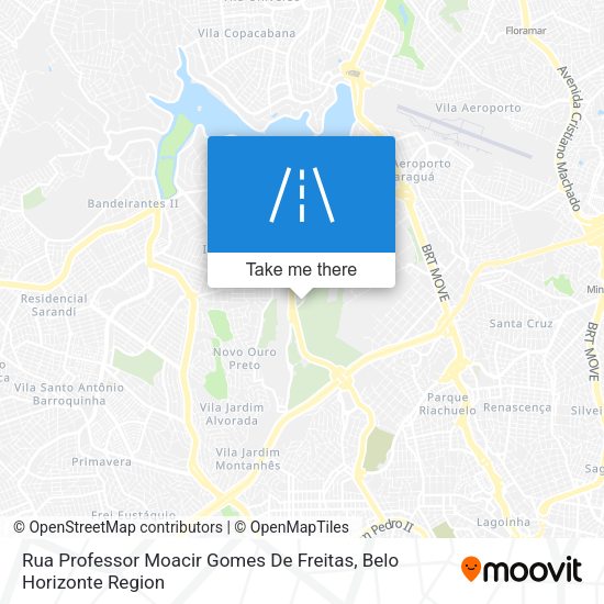 Rua Professor Moacir Gomes De Freitas map