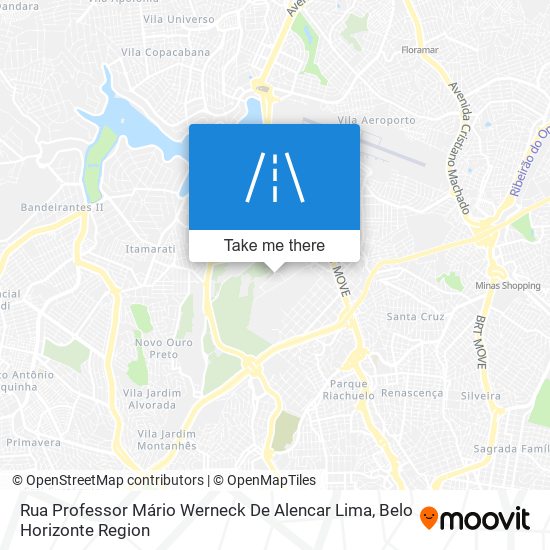 Rua Professor Mário Werneck De Alencar Lima map