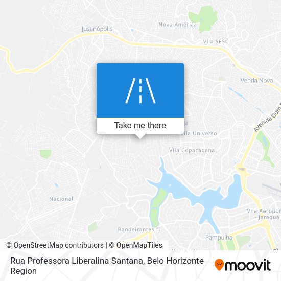 Rua Professora Liberalina Santana map