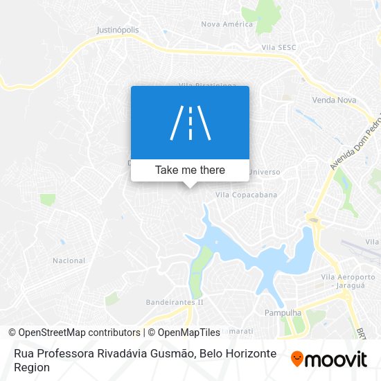 Rua Professora Rivadávia Gusmão map