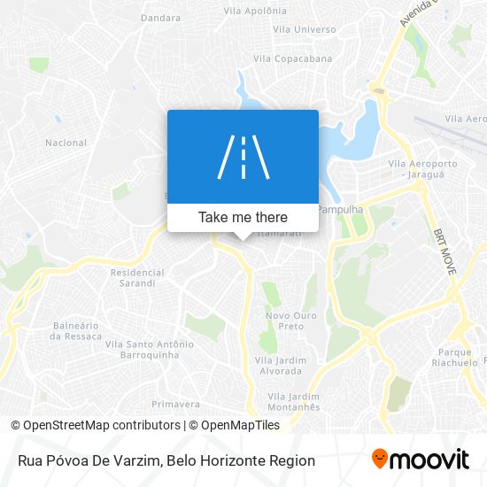 Mapa Rua Póvoa De Varzim