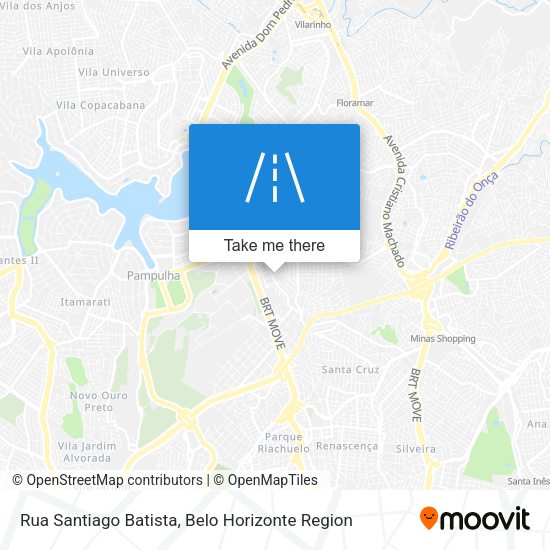 Rua Santiago Batista map