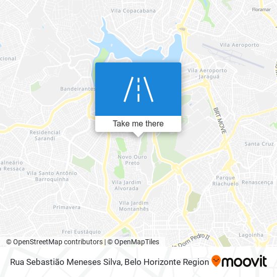 Mapa Rua Sebastião Meneses Silva