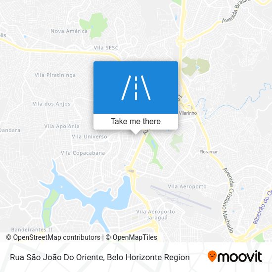 Rua São João Do Oriente map