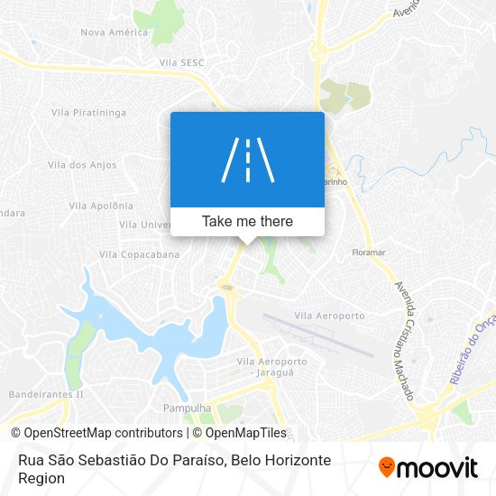 Rua São Sebastião Do Paraíso map
