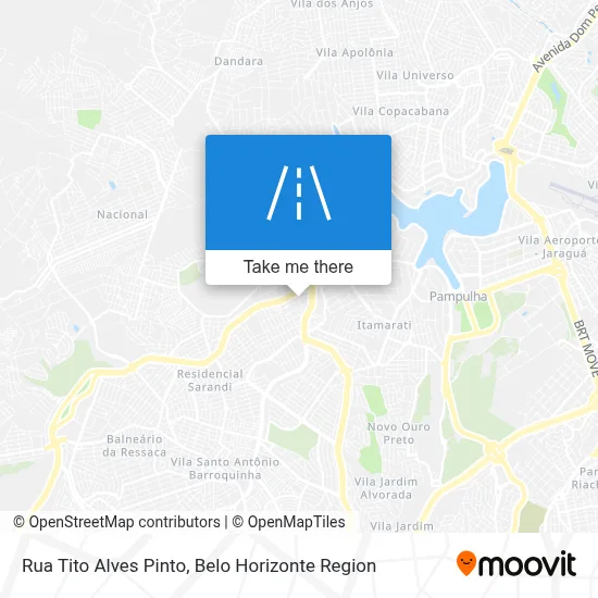 Rua Tito Alves Pinto map