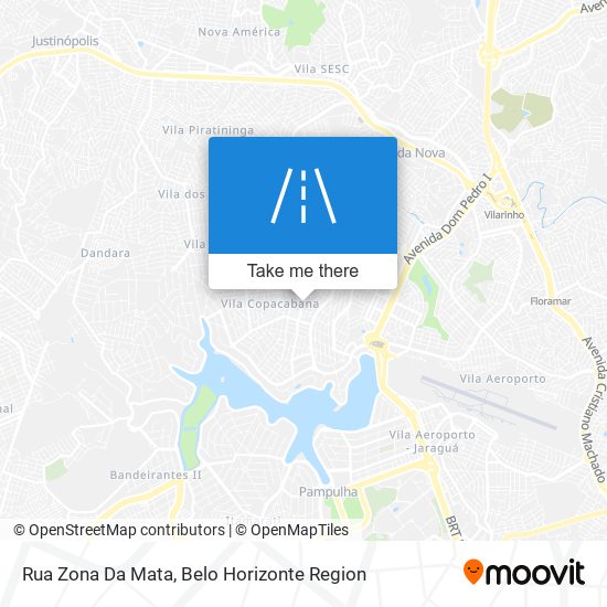 Mapa Rua Zona Da Mata