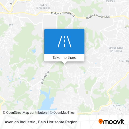 Avenida Industrial map
