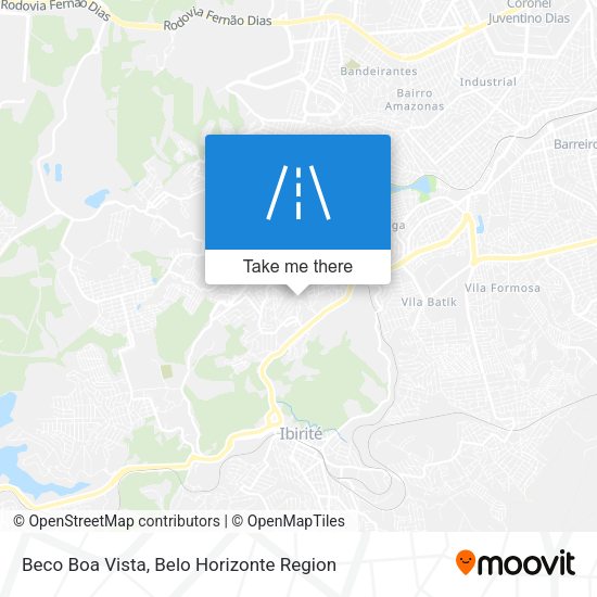 Beco Boa Vista map