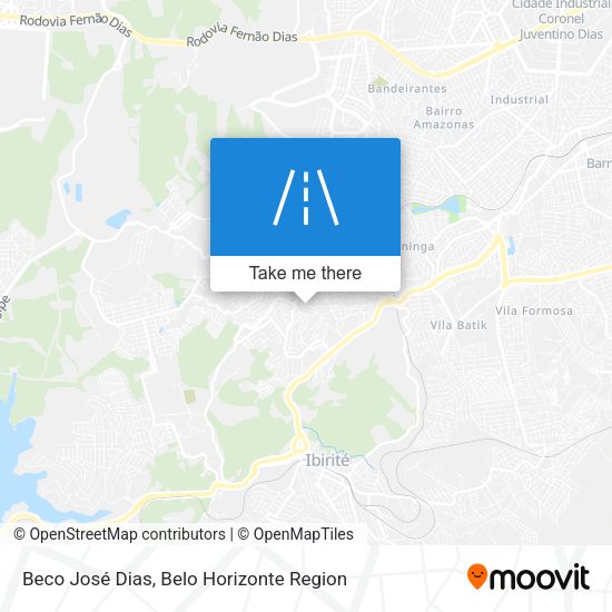 Beco José Dias map