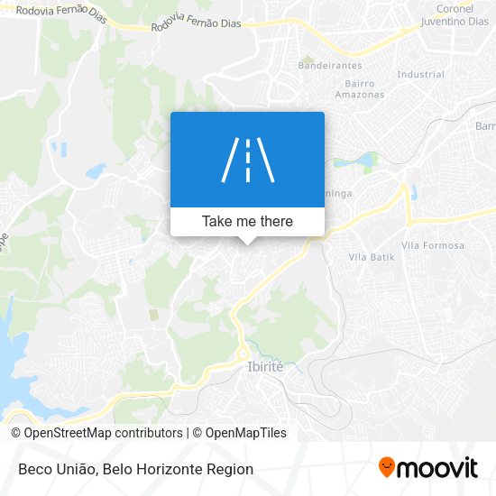 Beco União map