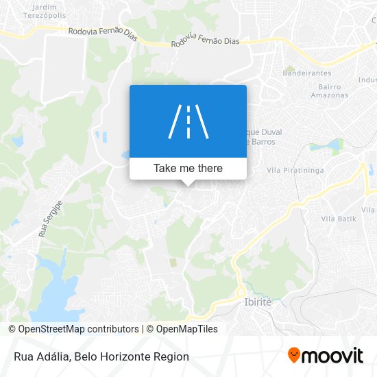 Rua Adália map