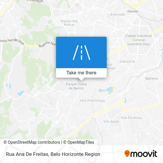 Rua Ana De Freitas map