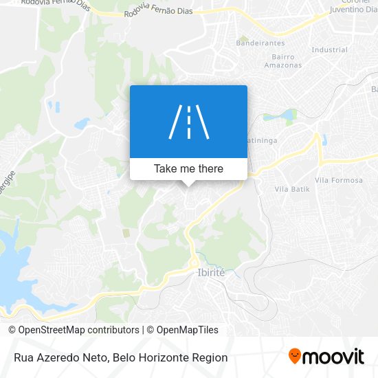Rua Azeredo Neto map
