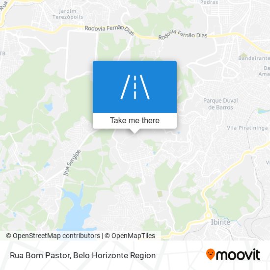 Rua Bom Pastor map