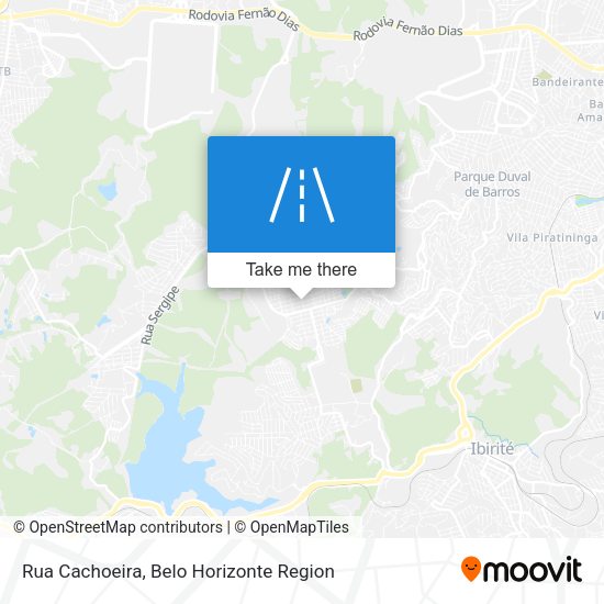 Rua Cachoeira map