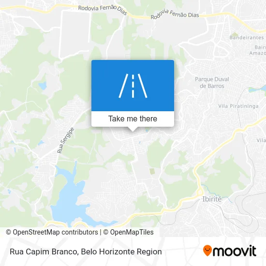 Rua Capim Branco map