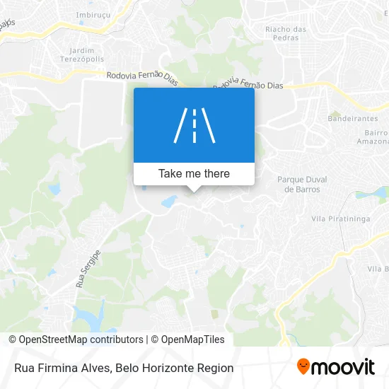Rua Firmina Alves map
