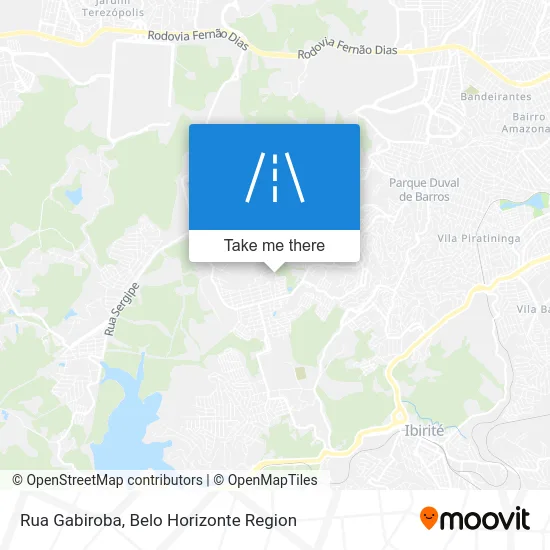 Rua Gabiroba map