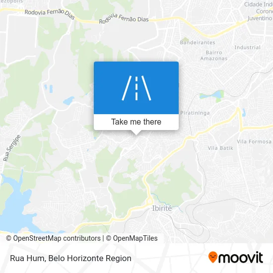 Rua Hum map
