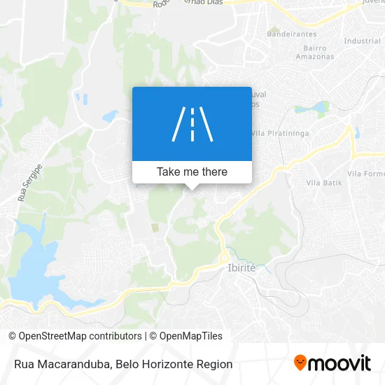 Rua Macaranduba map