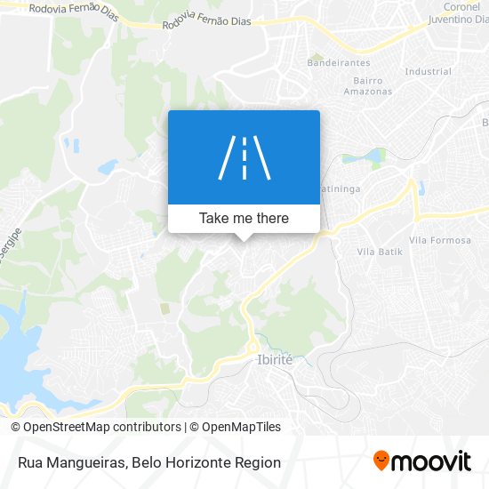 Rua Mangueiras map