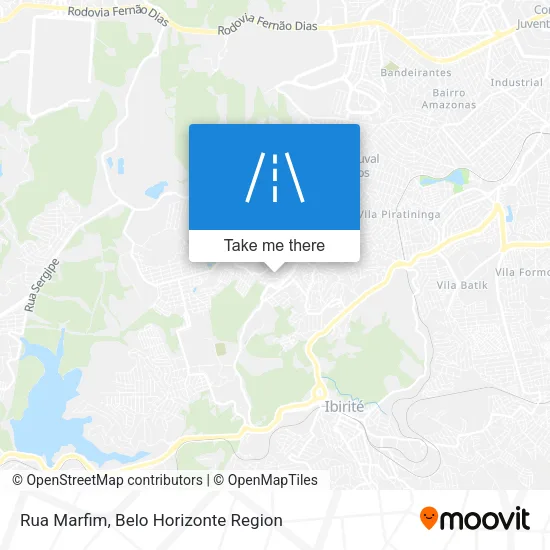 Rua Marfim map