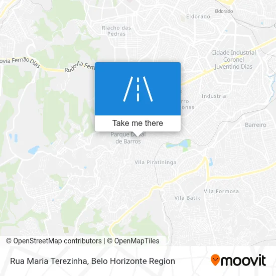 Rua Maria Terezinha map
