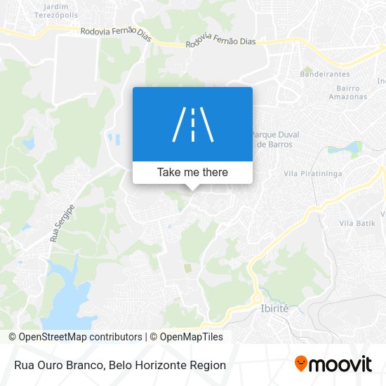 Rua Ouro Branco map