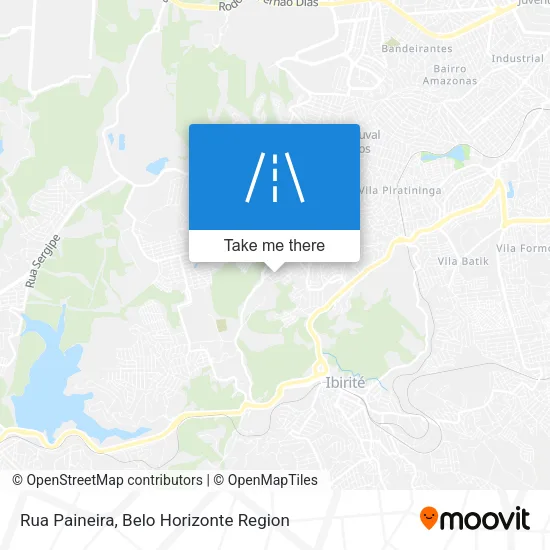 Rua Paineira map