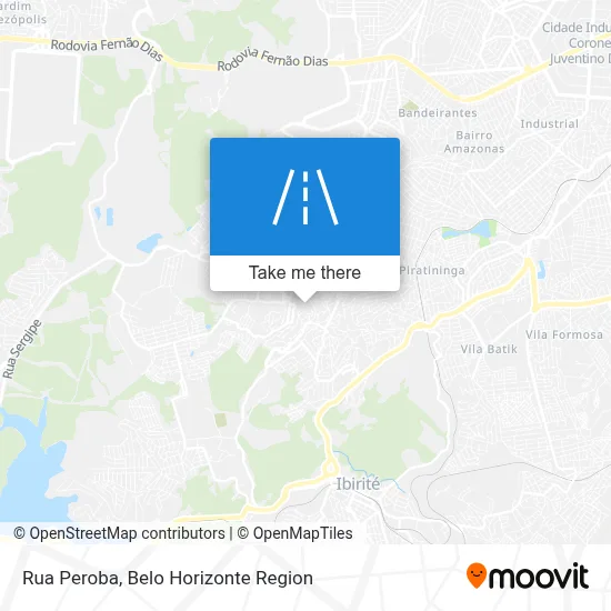 Rua Peroba map