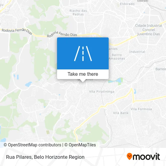 Rua Pilares map