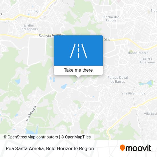 Rua Santa Amélia map