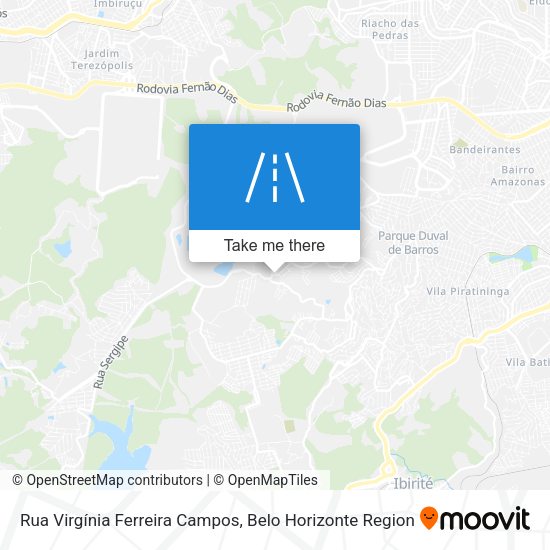 Rua Virgínia Ferreira Campos map